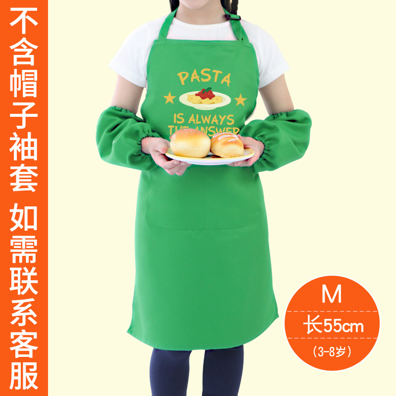 Lindo anti-fouling delantal para niños logotipo personalizado hogar cocina comedor jardín de infantes arte pintura ropa impresión