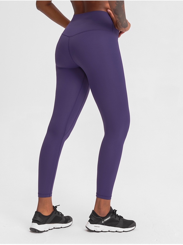 Pantalones de yoga ajustados elásticos ajustados para correr glúteos de cintura alta multicolores NSDQF127114