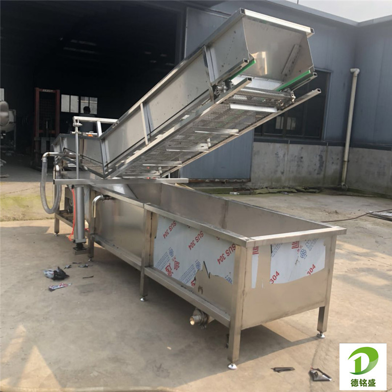 不锈钢小龙虾气泡清洗机型号 去农药残留果蔬清洗设备 粽叶清洗机