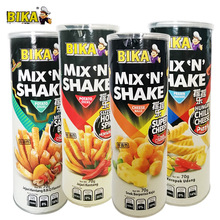 [樣品]BIKA 搖搖樂薯片蝦條芝士球 70g/桶 馬來西亞原裝進口
