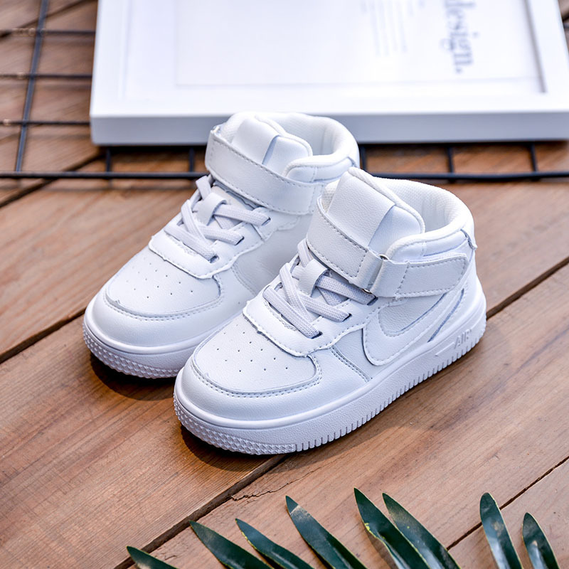 2021 white shoes spring new children's a...
