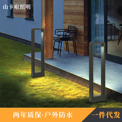 厂家批发户外草坪灯 方框草坪灯欧式草坪灯别墅花园景观庭院灯|ms