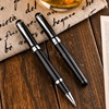 Wholesale Black Metal Big Pen Signing Pens Business Creative Advertising Pen Gift Pen Water Pen can customize logo