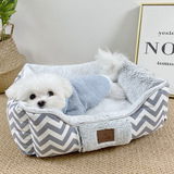 Gouwn Four Seasons Снос и стирание маленьких и маленьких домашних животных в зимних теплых кроватях для собак оптом зимой