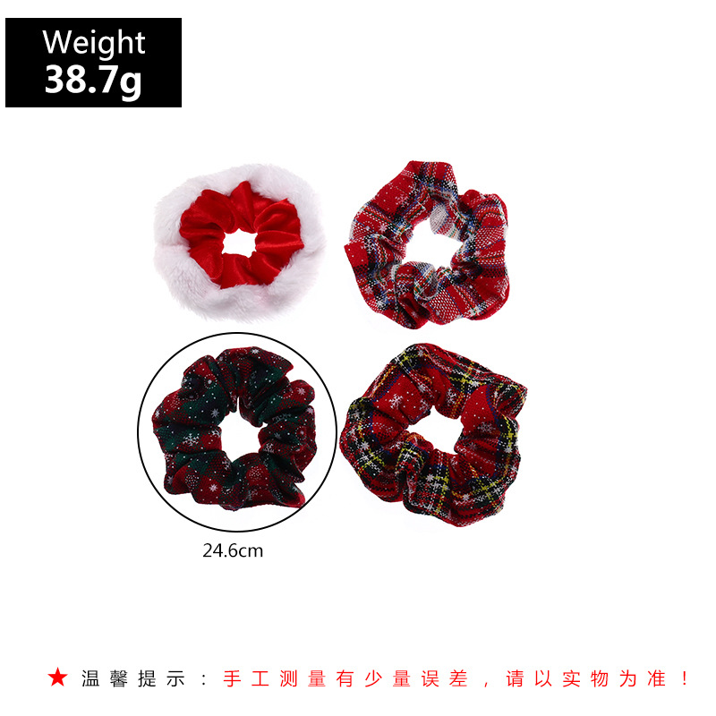 New Fashion Cotton Cloth Hair Scrunchies Set display picture 2