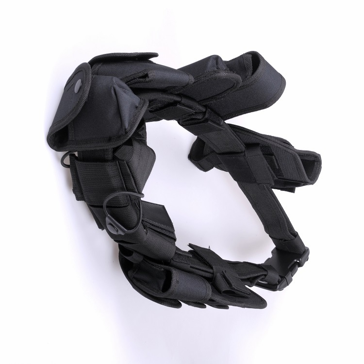 Entrenamiento de combate deber cinturón táctico Equipo de Servicio de Seguridad bolsa de cintura de diez piezas cinturón de seguridad multifuncional al aire libre