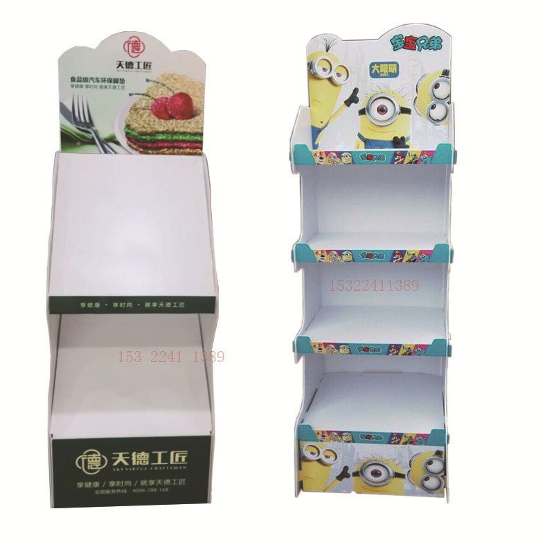 塑料瓦楞板加钢管饮料制品展示架 可拆卸饮料万通板展示架