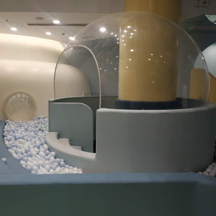 制作透明型亚克力热弯有机玻璃儿童爬梯拱形防护罩