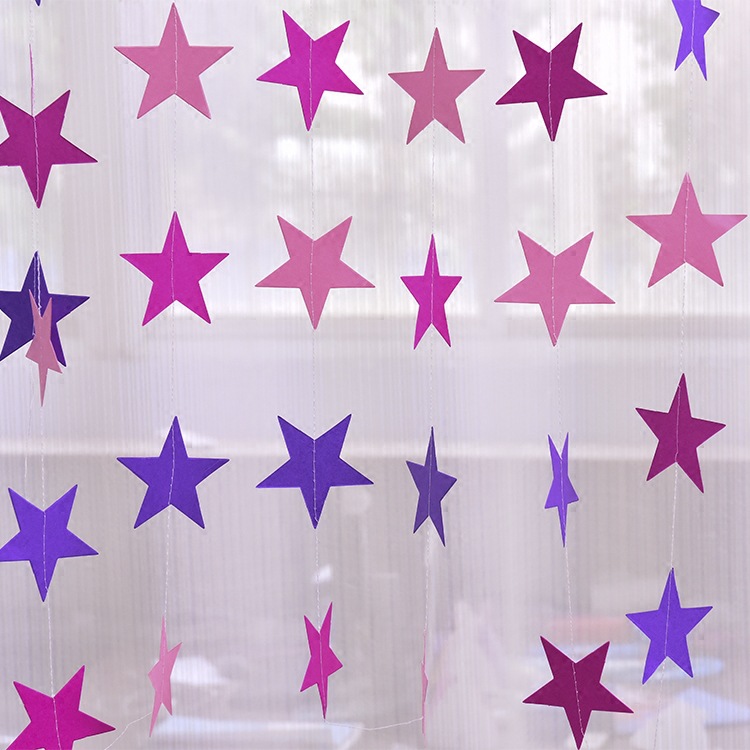Creative Star Hangings Room Hangings party Decoration Wedding Birthday party Holiday Paper Flower Arrangement Supplies