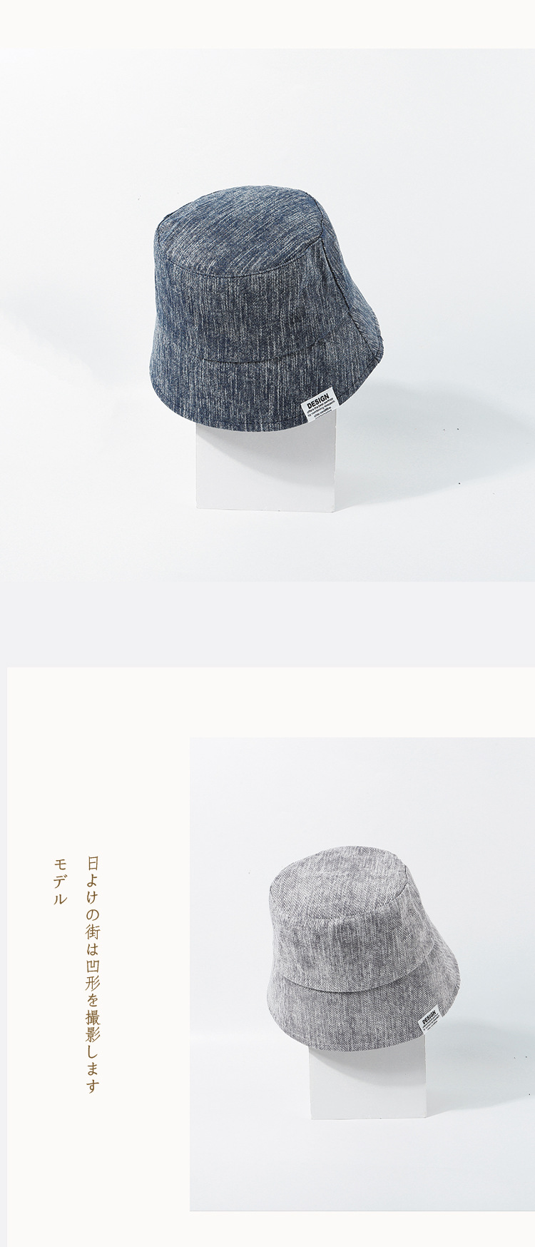 أزياء بلون الكورية البرية واقية من الشمس غطاء الوجه حوض الصياد قبعة display picture 6