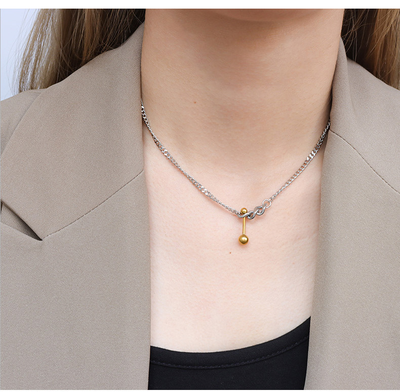 Titanium Steel Fashion Romantic Necklace display picture 1