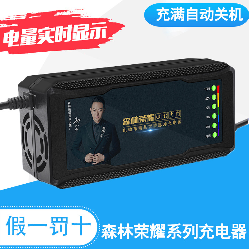 电动电瓶车充电器48v20ah60v32AH三轮车通用修复充电机72v45ah58a