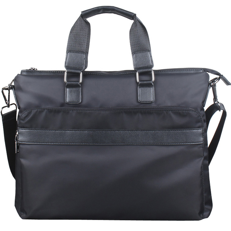 男士包包手提包手拿公文包男商務簡約單肩斜挎包休閑文件包電腦包