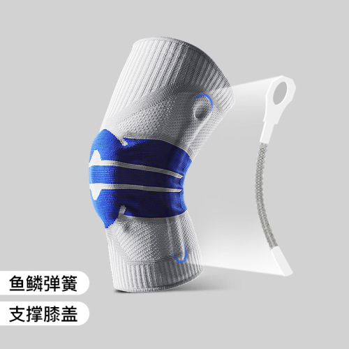 Fitness Running Cycling Knee Protector Summer Knitted Sports Knee Pad Silicone Cover Outdoor Protective Gear Wholesale