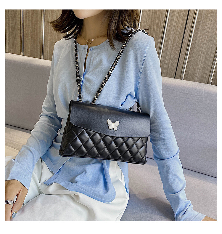 New Trendy  Fashion Rhombus Chain Bag  Wild Small Square Bag display picture 15