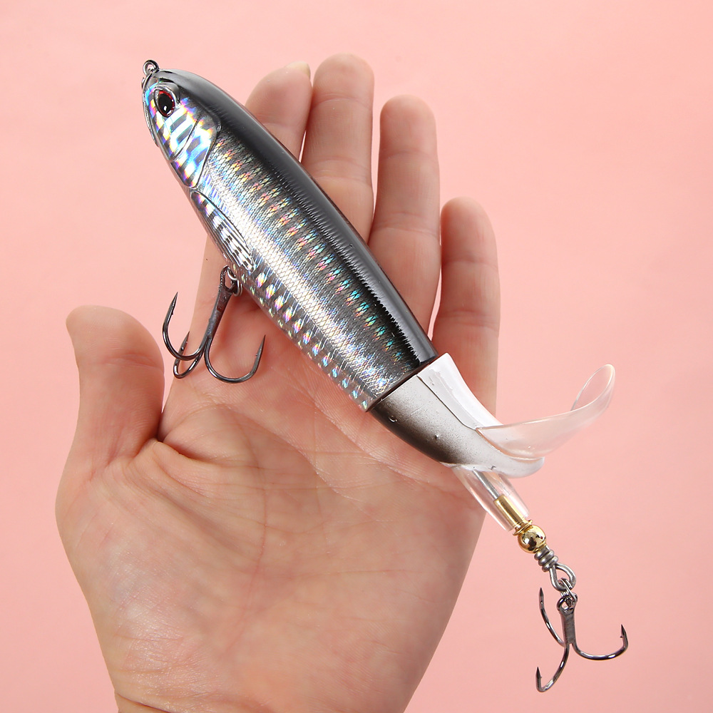 2 Pcs Whopper Plopper fishing lures bass trout Saltwater Sea Fishing Lure