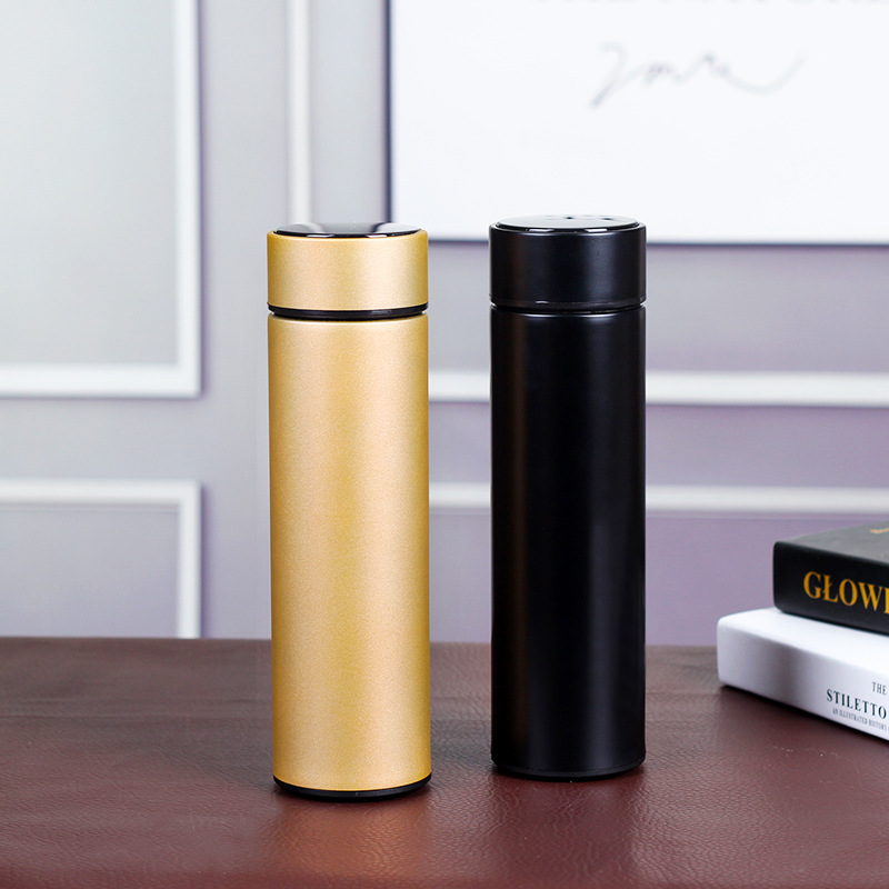 新款不銹鋼保溫杯智能LED溫度顯示水杯 多款式辦公商務(wù)禮品杯定制