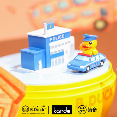Yellow duck Occupation series Music box Shilly lovely Trend Garage Kit desktop Decoration Doll girl student