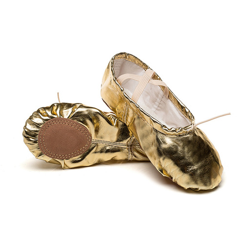 Cat Claw Shoes Children's Gold and Silver Glossy Adult Dance Shoes Women's Body Belly Dancing Shoes Soft Sole Yoga Practicing Shoes