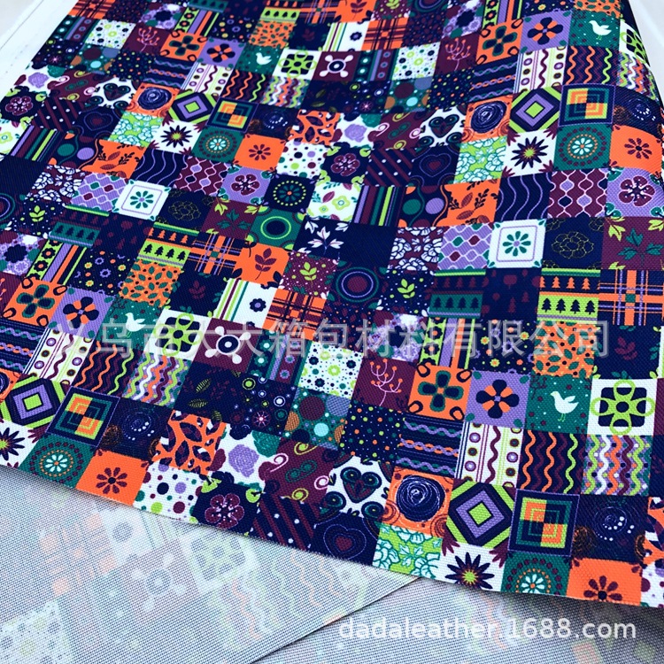 600DPU数码印花 抗拉扯环保PU牛津布 数码印花定制加工一站式服务详情图2