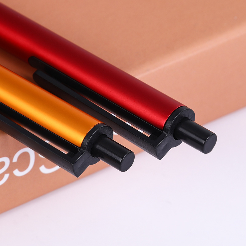 Bolígrafo de prensa al por mayor pluma de publicidad de negocios pluma de metal pluma de regalo de publicidad pluma firma Logotipo de letras