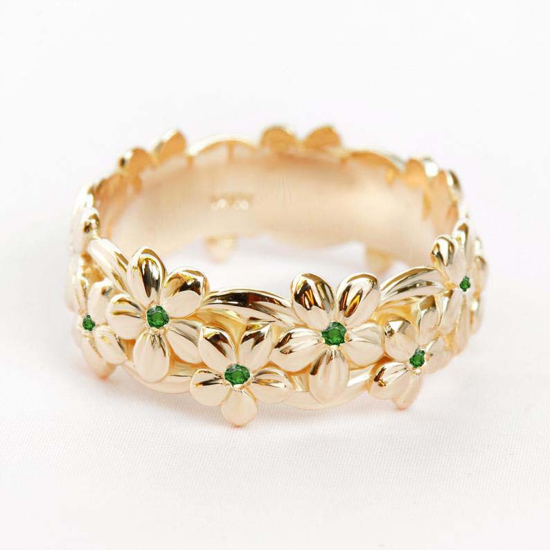 wish Hot Selling European and American Fashion Jewelry New Double Color Plating Inlaid Goose Egg Shaped Zircon Engagement Ring