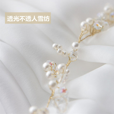 现代白色透光不透人天丝绒雪纺纱条纹窗纱 纯色蕾丝薄纱窗帘成品|ms