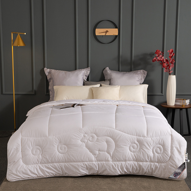 Nantong Manufactor Direct selling New Zealand Wool is Special Offer Double thickening Winter quilt gift quilt welfare wholesale