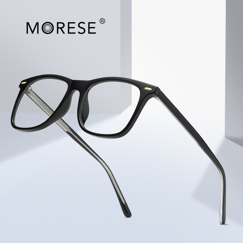 Sunglasses Anti-blue light minimalist unisex flat-frame glasses TR90 European and American frame computer protective glasses 2024