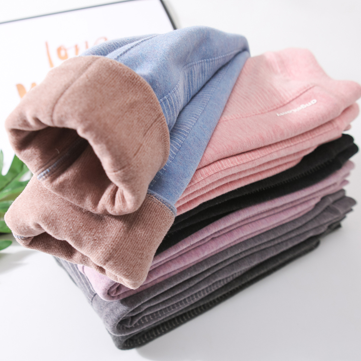 儿童棉裤冬季加厚男女童德绒保暖裤子加绒加厚中大童宝宝校服伴侣|ms