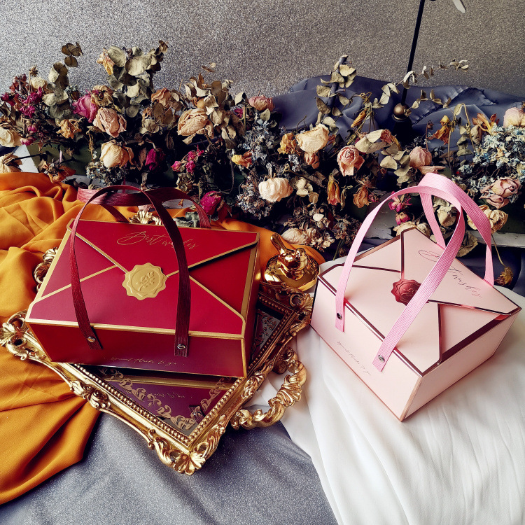 创意网红结婚喜糖盒婚礼回礼喜糖袋糖果礼盒装包装盒欧式盒子手提