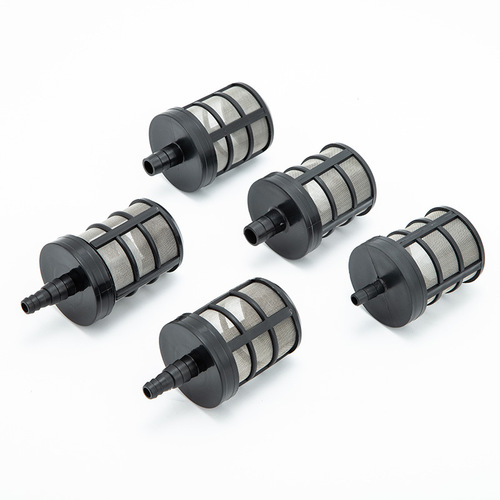 Drainage-blocking double-layer self-sucking water inlet filter cleaner inlet pipe filter connector water suction filter multi-specification