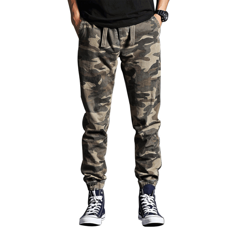 Jogger Pants  Cargo 小脚裤休闲裤工装裤男长裤户外迷彩裤男1021