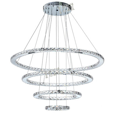 Cross border LED crystal Annulus a chandelier Modern minimalist Restaurant a chandelier originality Living room lights bedroom Lighting fixtures