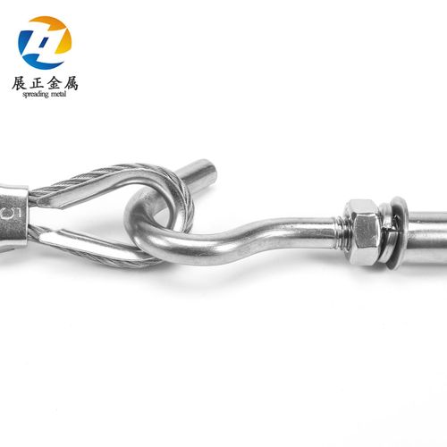 Factory direct sales 304 stainless steel expansion hook with hook screw water heater pop-up hook 201 circles full specifications