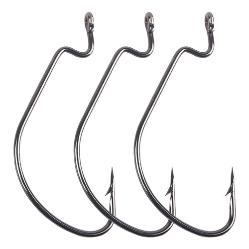 Factory wholesale crank hooks 10 pieces/bag Luya soft bait fish hooks with barbed freshwater and sea fishing hooks