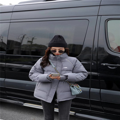 短款羽絨服女2020年冬新款韓版寬松加厚小個子學生面包服白鴨絨潮