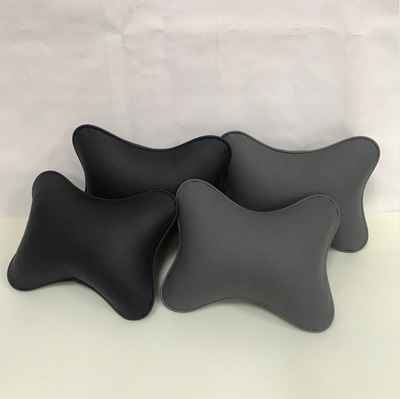 汽车定制PU头枕车用颈枕四季通用一件代发骨头枕头透气吸汗靠枕|ru