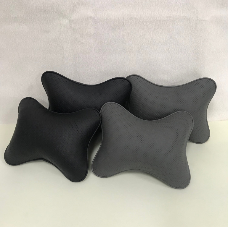 汽车定制PU头枕车用颈枕四季通用一件代发骨头枕头透气吸汗靠枕|ru