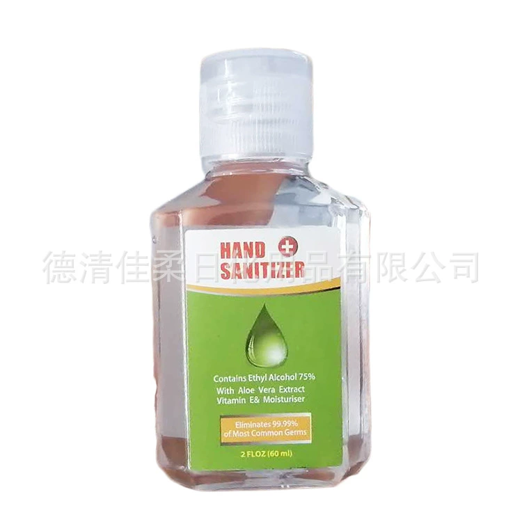 Оптовая продажа от производителя FDA: портативный гель-антисептик для рук без смывания в восьмиугольной бутылке 60 мл (2 унции), с возможностью индивидуальной обработки, хит продаж, в наличии.