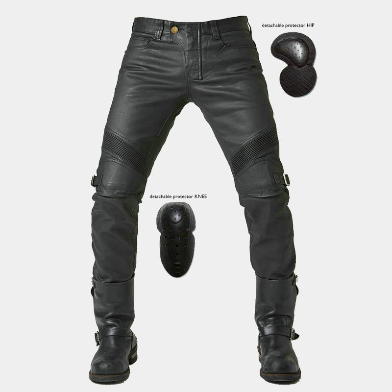 Factory direct motorcycle jeans men's coated waterproof cycling pants racing pants vintage anti-fall motorcycle pants