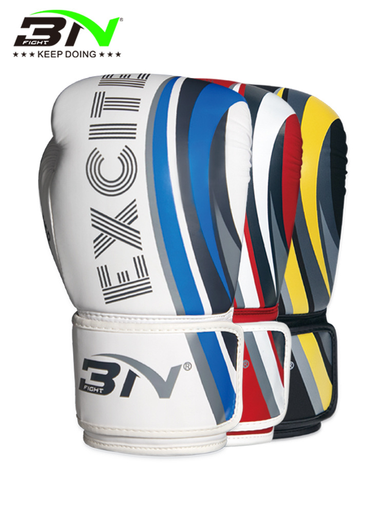 BN新款拳击手套专业散打泰拳儿童打沙袋手套比赛格斗训练搏击拳套|ms