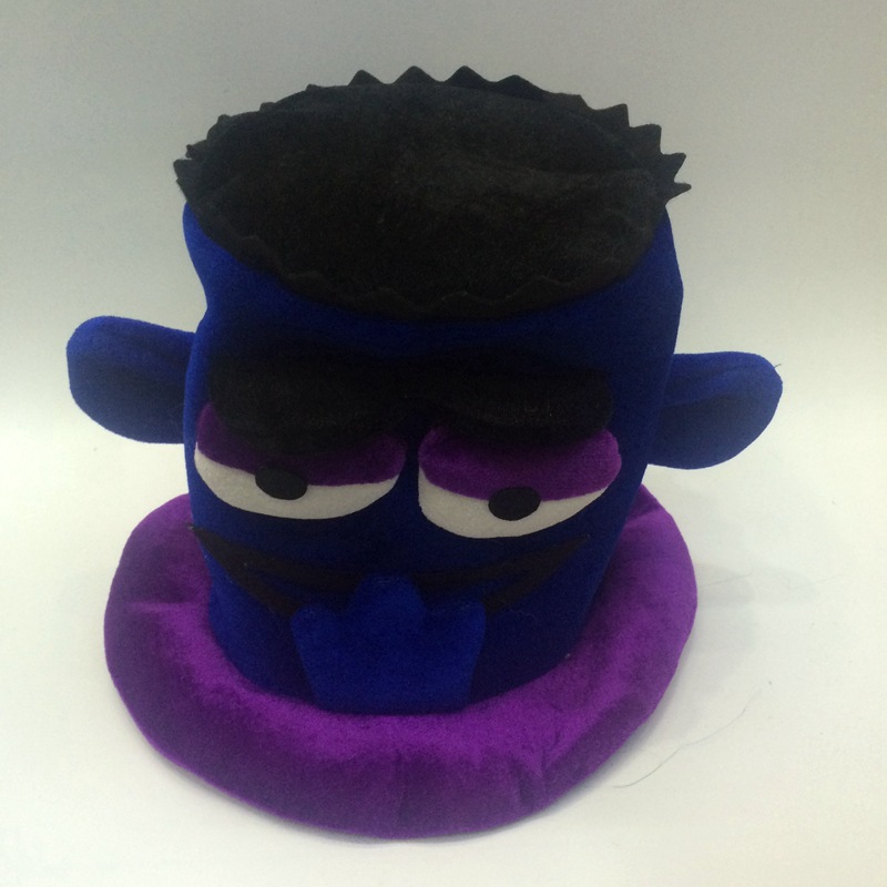 Monster Big-eyed Monster mocks you hat Flat-headed monster hat custom-made foreign trade export Shrek soft hat wholesale detail image 5