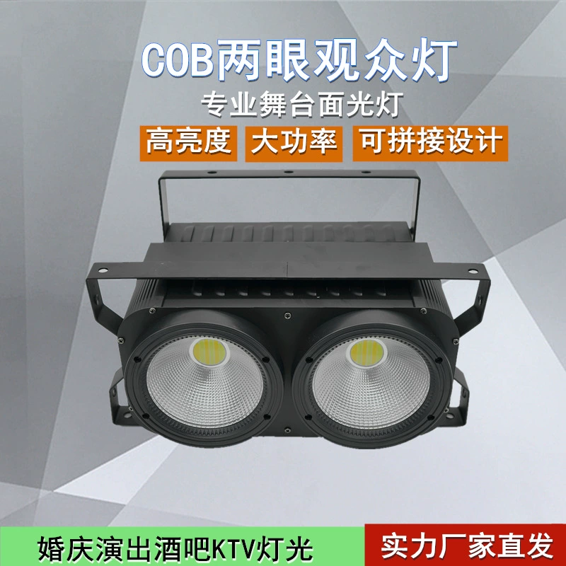 Свет аудитории двух глаз 2 глаза COB 200W LED COB высокая яркость частотный эффект вспышки лампа