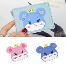 鼠年生肖老鼠 卡通PVC软胶新款皇冠老鼠男女情侣鼠手机壳配件贴片