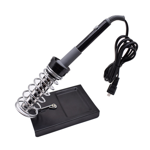 C4 double tube soldering iron stand spring soldering iron stand electric soldering iron plug rack foreign trade selected rack repair welding electric soldering iron