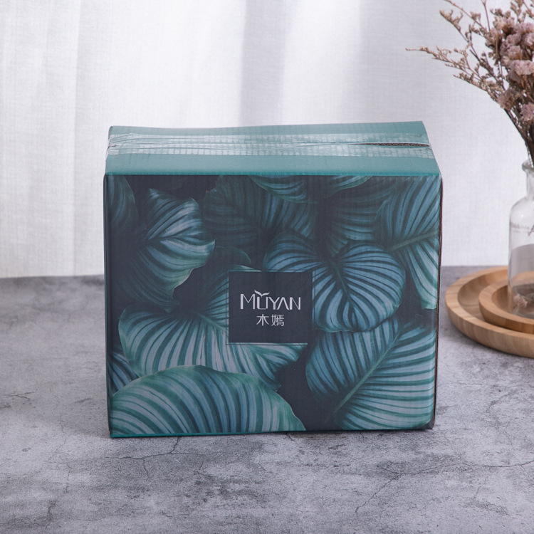 包装纸盒定制瓦楞纸盒 彩盒小正方形立体定做 礼品纸盒子印刷logo