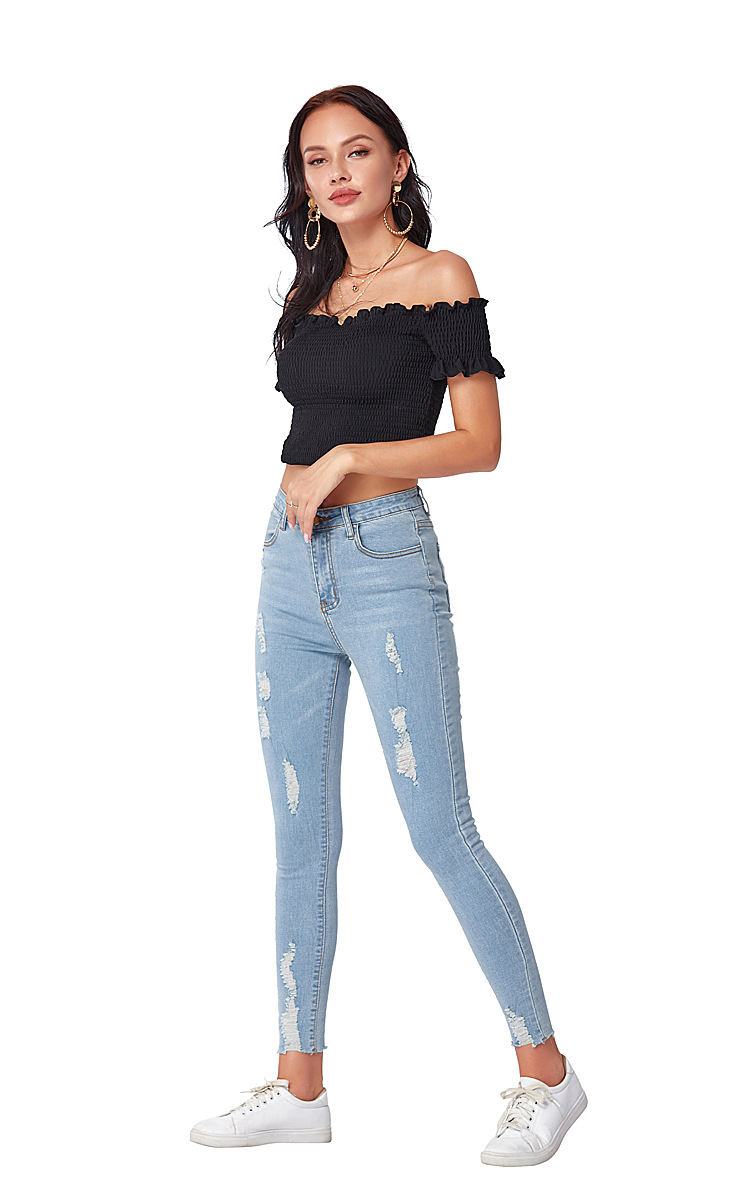 casual stretch denim pants NSSY9868