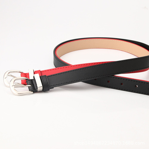 Women's belt new style simple and versatile decorative belt Korean style fashion belt clothing matching belt for women
