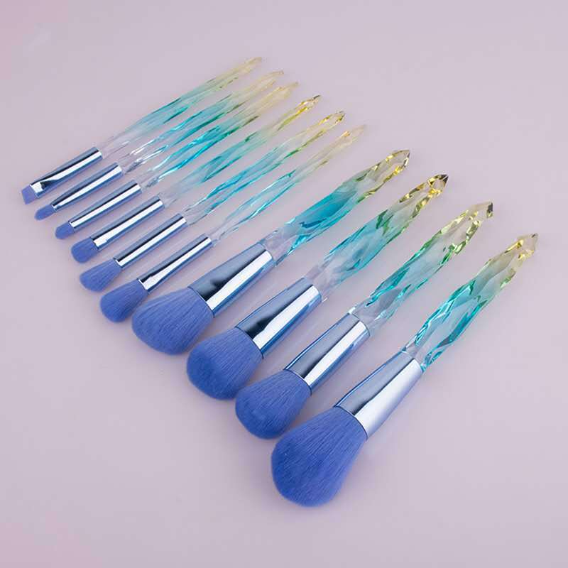 Crystal Diamond Handle Makeup Brush Set